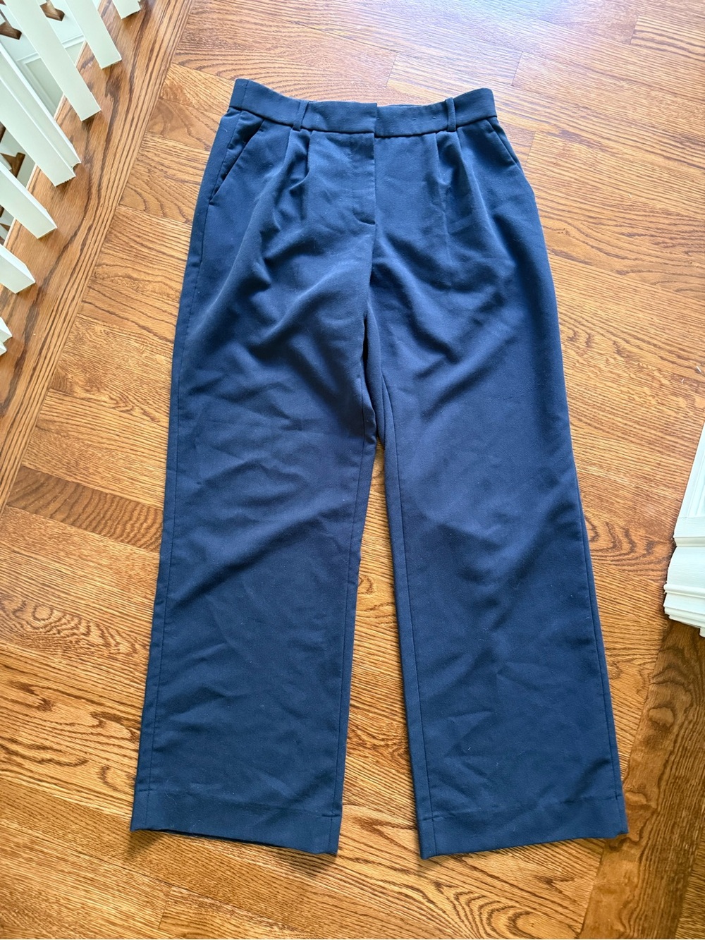 ABERCROMBIE & FITCH Curve Love Sloane Wide Leg Pleated Pants Office‎ 27 Tall